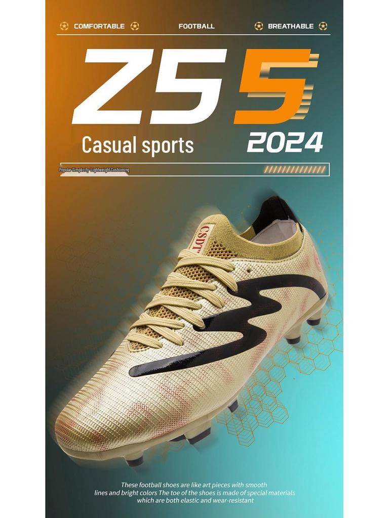 Kids' Cross-Border Football Shoes for Boys & Girls - TF Turf & AG Long Spikes, Ideal for Primary & Middle School Students