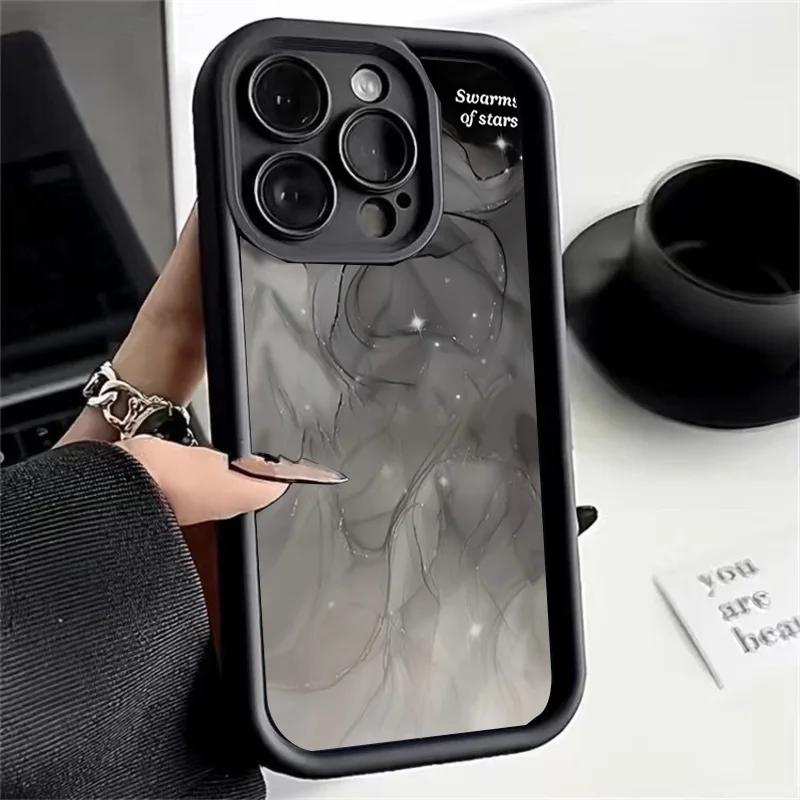 

Black White Marble Case For Motorola Moto Edge 40 Neo 50 Pro 50 Fusion 5G G84 G14 G32 G35 G52 G30 G60S G53 G22 E13 E14 Cover Motorola G32
