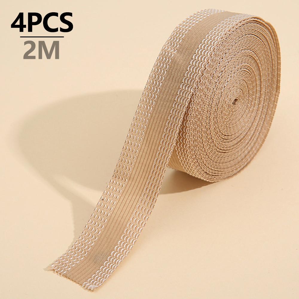 4Pcs 2m Self Adhesive Pants Edge Shorten Stickers Patches for Jeans Trousers Hemming Tape