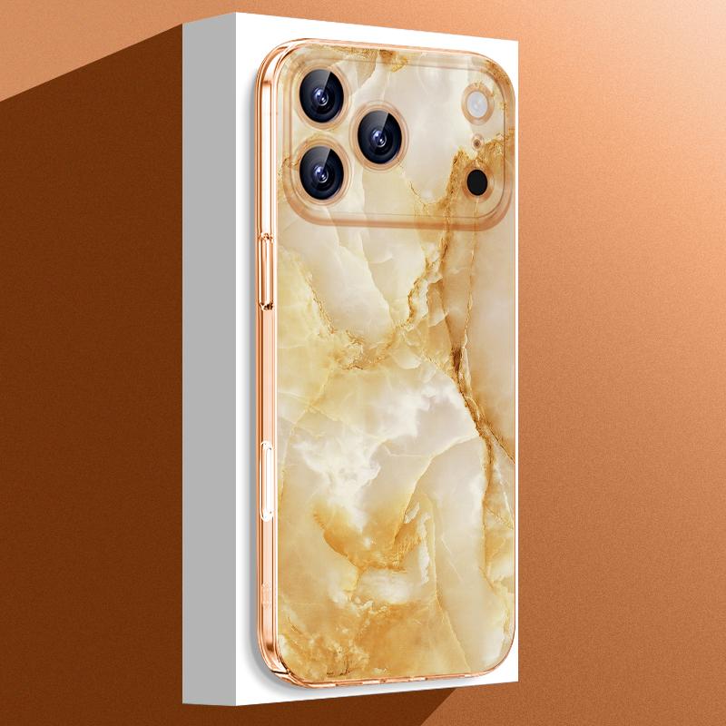 Transparent Marble Pattern Pattern Phone Case For iPhone 17 16 15 14 13 Pro Max 17 Pro 11 Crystal Clear Shockproof Hard PC Cover iPhone 14 Pro Max