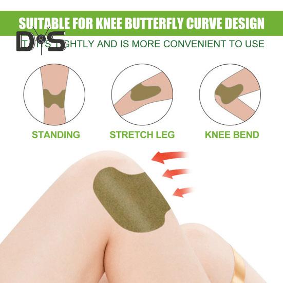 72 Stück Kniepflaster, natürlicher Kräuter-Linderungsaufkleber für das Knie, wärmendes Wermutextrakt-Pflaster für Schulter, Rücken und Nacken