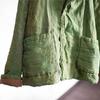 Johnature Women Vintage Turn-down Collar Long Sleeve Coats Spring Chinese Style Button Pockets Female Coats