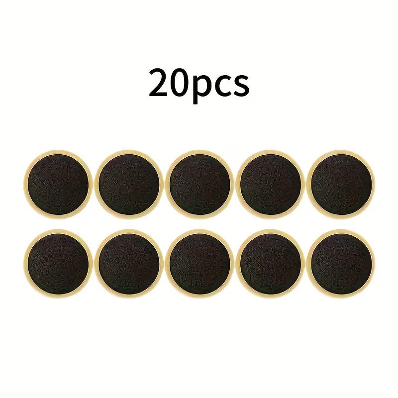 

20pcs of Instant Bicycle Tire Patches - No Adhesive Needed, Providing Lasting Protection for Both Mountain And Road Bikes
