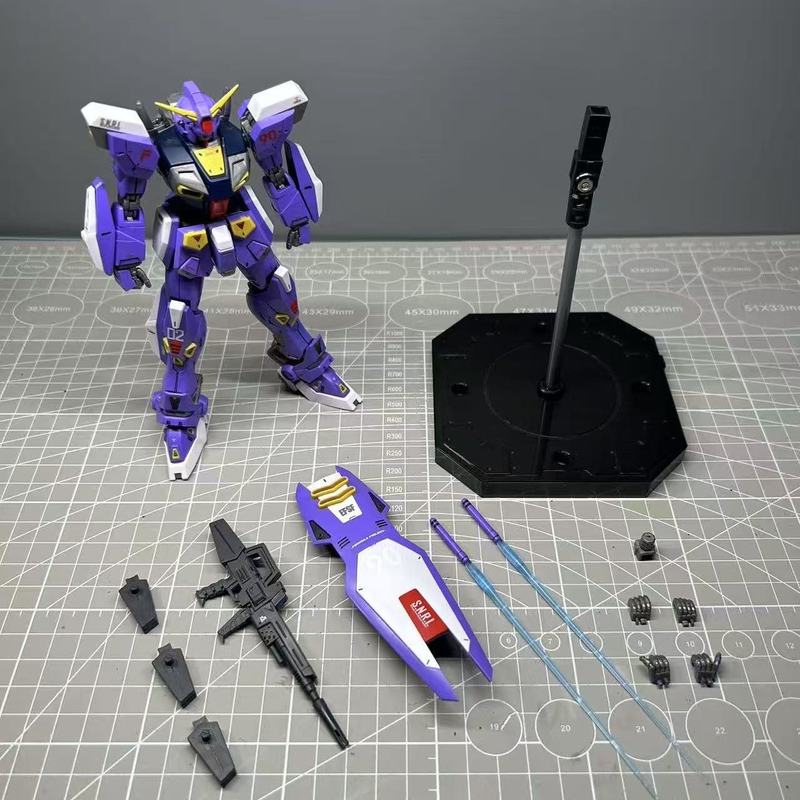 

F90 Ii Mg 1/100 Pb Limited Purple Mech Assembly Model Kit Action Figures Desktop Decoration Plastic Toys Model Boy Surprise Gift
