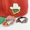 Metal Hat Pin Elegant Enamel Brooch Creative Decoration Pins Personalized Pin for Hats and Jackets Clothing Decorations