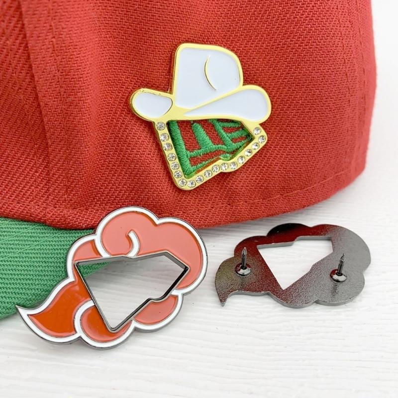 Metal Hat Pin Elegant Enamel Brooch Creative Decoration Pins Personalized Pin for Hats and Jackets Clothing Decorations