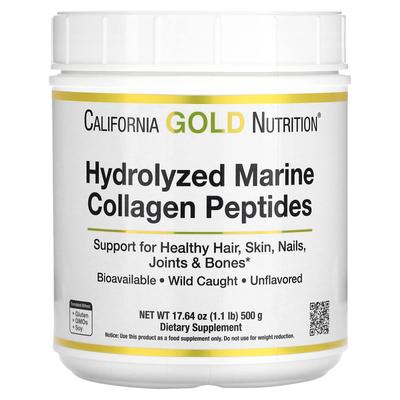 Hydrolysierte Meereskollagenpeptide, geschmacksneutral, 17,64 oz (500 g)