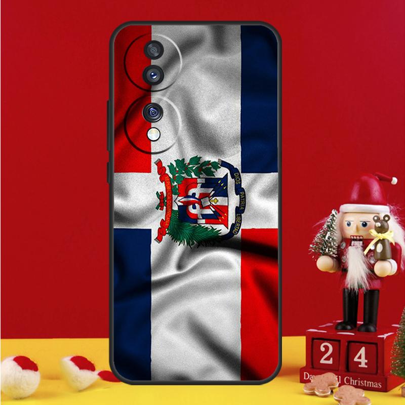 Dominican Republic Flag Case For Honor Magic 8 5 6 7 Pro Honor Win RT 50 70 90 200 400 Lite X8c X9b X9c X9a X9d Cover