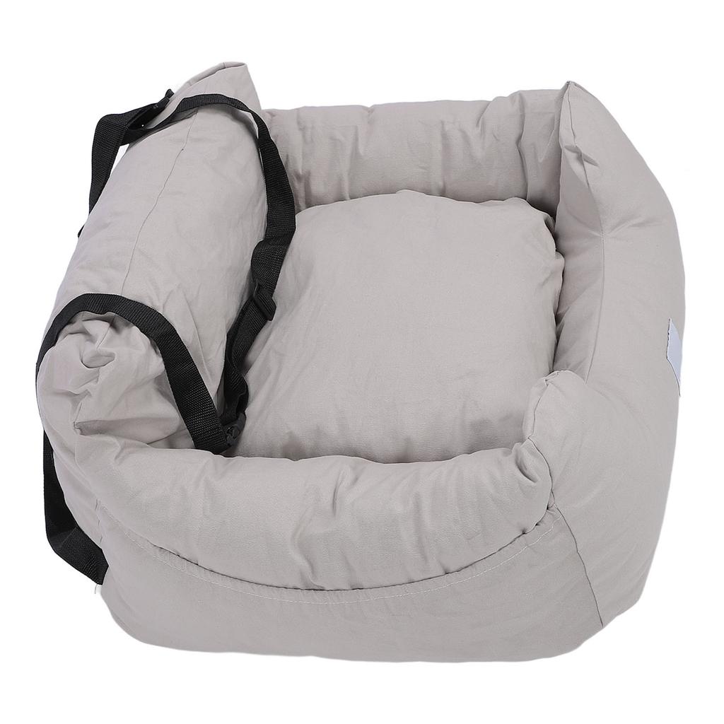 Hundeautositz Abnehmbar Waschbar Tragbar Rutschfest Haustier Autobett für Kleine Mittelgroße Hunde Katzen