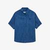 Lacoste Women's Dolman Fit Short Sleeve Tencel Shirt CF140E-56G36L