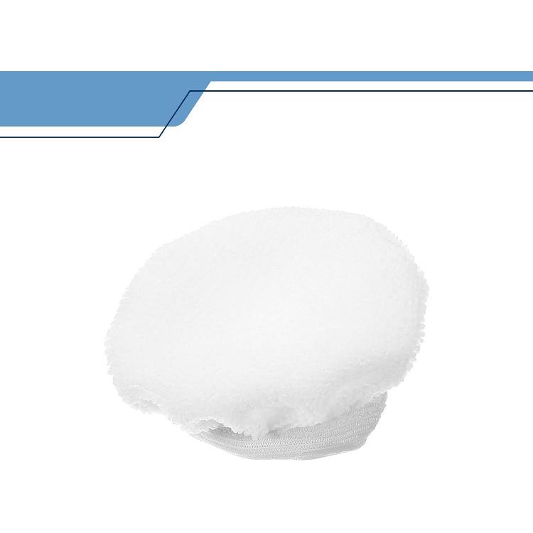 HARFINGTON Car Polisher Bonnet Buffing Pad Micro-Fiber Polishing Buffing Pad Cover for 3"-4" Car Buffer Bonnets Polisher, White