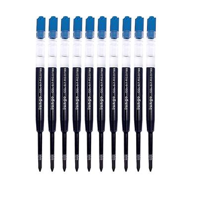 Iungo Compatible Parker Gel Ink Ballpoint Pen Refills for Parker Jetstream Prime (Blue-Black, Plastic, 10, 05)