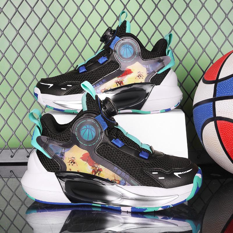 

Youth Basketball Shoes Children S Sports Basketball Shoes Slow Shock Rebound Parent-Child Sports Shoes Professional Practical Basketball Shoes 31