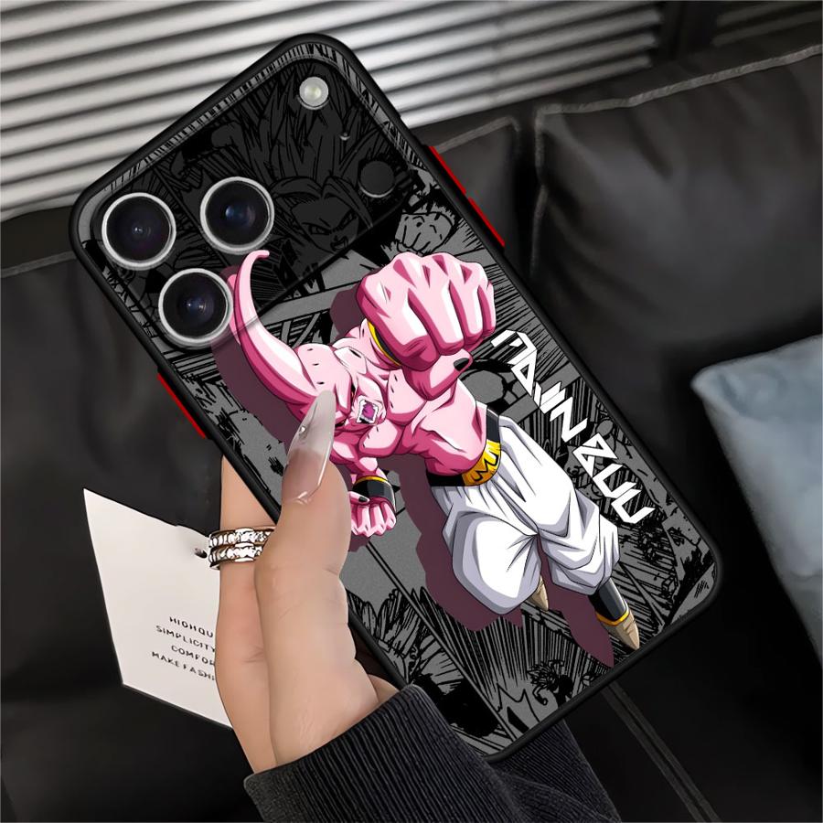 Case for iPhone 17 Pro Max 14 15 13 Mini Air 7 8 SE X XS XR 12 16 Plus 11 17P 16P Funda Back Phone Cover Dragon Bll Majin Buu