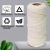 Craft Knitting Cord 1pcs Cotton Cord Natural Cotton Rope Twisted Soft Cotton Cord String DIY Wall Hanging Plant Hangers Items