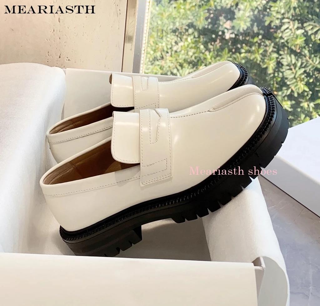 Split Toe Hufschuh für Herren dicke Sohle Loafer Schuhe Tabi Schuhe Lackleder Koreanische Version Trend Casual Lederschuhe