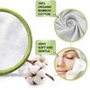 20 Pcs Reusable Makeup Remover Pads Bamboo Washable Cotton Rounds with Cotton Laundry Bag and Round
