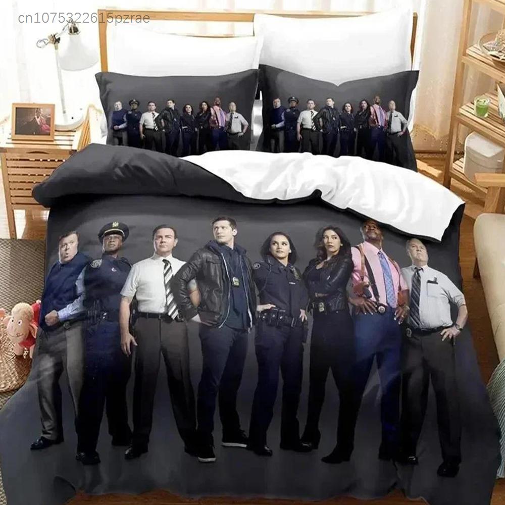 3D-Druck TV-Trend Brooklyn Nine-Nine Bequeme Bettbezug Kissenbezug Bettwäsche-Set Kinderzimmer Dekoration Heimtextilien