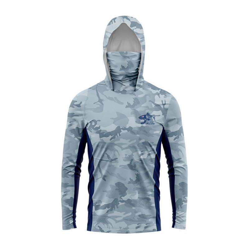 Fishing Suit Long-sleeved Breathable Sunscreen Top Print Camouflage