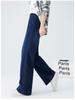 High-Waisted Plus-Size Slimming Straight Leg Washed Cotton Jeans - Summer Thin Wide-Leg Casual Korean Style for Women