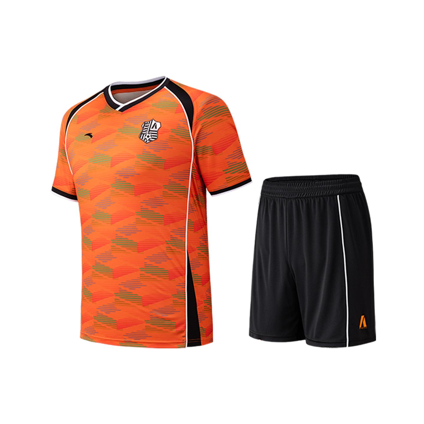 

Anta Soccer Style Sports Fitness Running Professional Indoor Training Breathable Comfortable Lightweight V-Neck Basketball Set 952621209-5 S