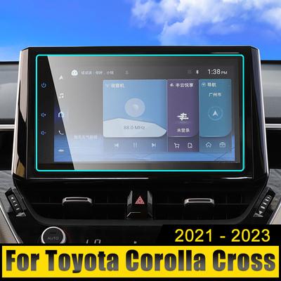 Car Accessories For Toyota Corolla Cross XG10 2021 2022 2023 Tempered Glass GPS Navigation Screen Protector Film LCD Sticker