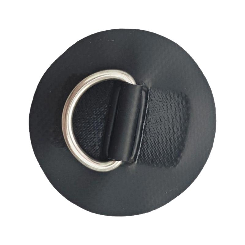 

D Rings PVC Patches Surfboard Dinghy Boats PVC Patches Deck Rigging Rope Rings Buckle for Inflatable Boats Kayaks Dinghy
