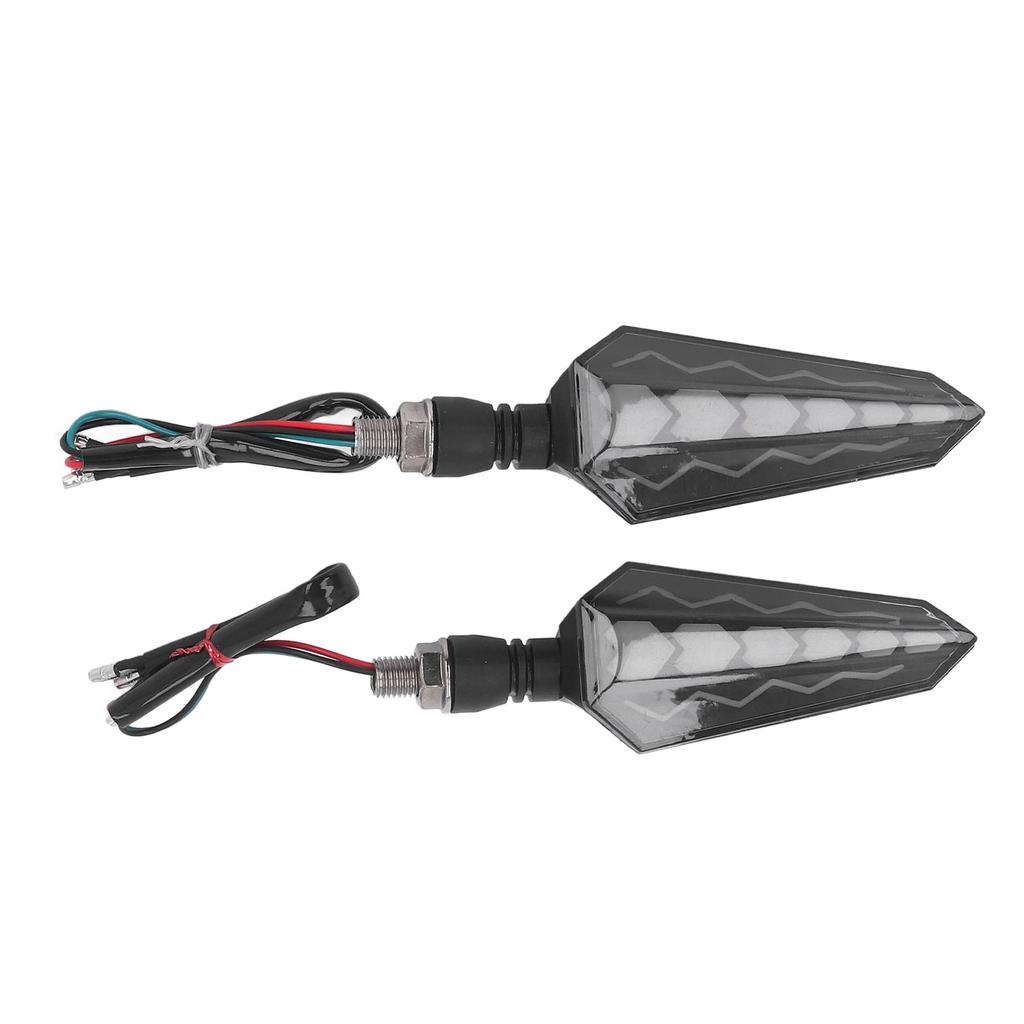 1 Paar DC12V Motorrad 2-Wege Blinker Universal IPX6 Wasserdicht LED Kontrollleuchte für