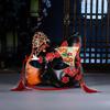 Cosplay Mask Handmade Half Face Mask Japanese Cat Mask Japanese-Style For Stage Performances Anime Cosplay