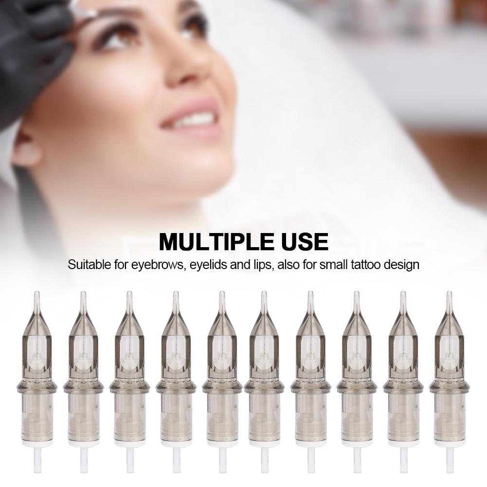 10Pcs 3RL Ink Cartridge Needles Tattoo NaMachine Needles Semipermanent Makeup Tool