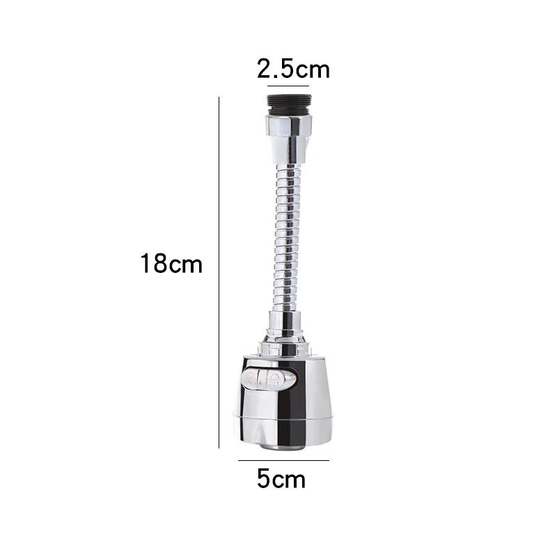 

Adjustable Faucet Extension Tube with Dual-mode Water Saving Nozzle and 360 Degree Rotation for Kitchen and Bathroom Sink