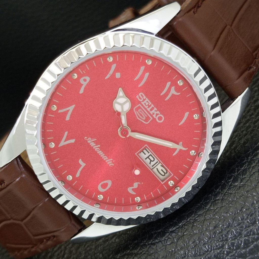 

AUTOMATIC VINTAGE REFURBISHED SEIKO 5 6309A JAPAN MENS ARABIC WATCH a441510-5 Sk-a441510