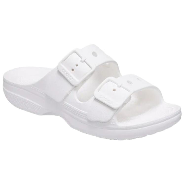 Crocs Classic Freedom Fashion Casual EVA Anti-Abrasion Slippers Women's White