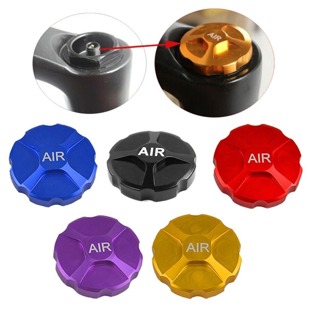 Aluminum Alloy Gas Value Cover Black Blue Cap Gold