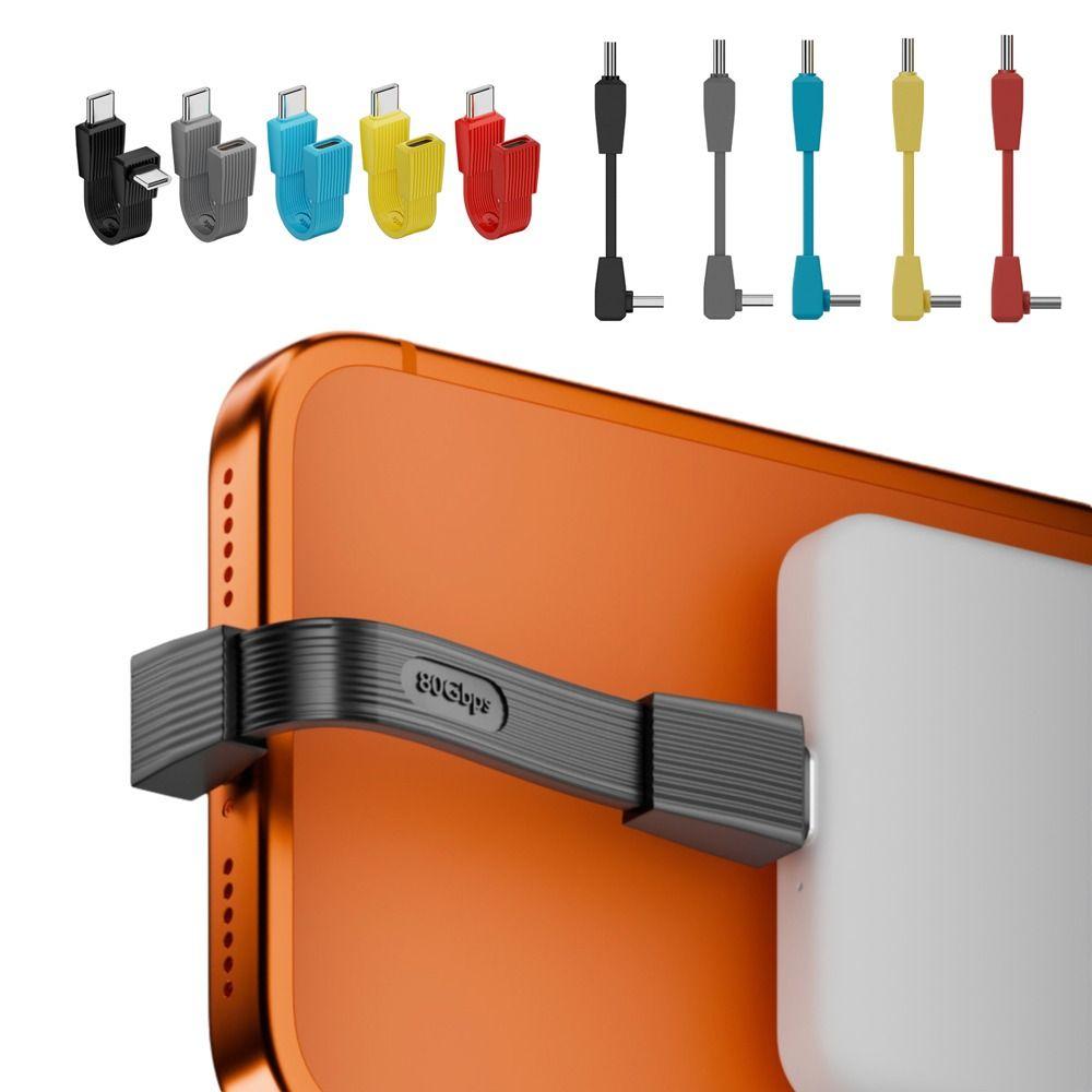 USB4 Flexible Charging Cord 8K 60HZ USB-C Data Line Type-C To Type-C Data Cable  Mobile Drive