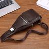 Men's PU Leather Chest Bag - Large Capacity Crossbody Sling Bag,Shoulder Bag, Adjustable Shoulder Strap for Travel & Outdoor Use