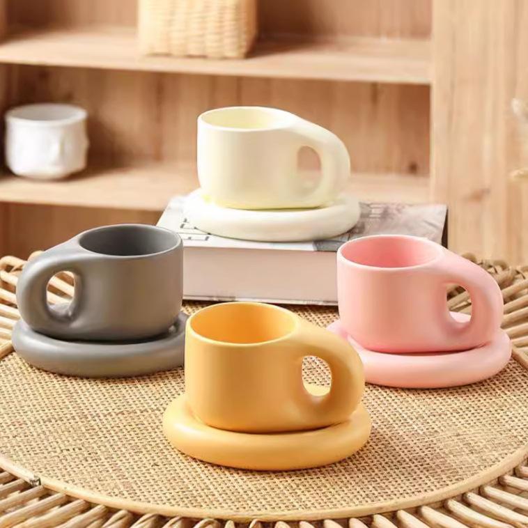 Nordic Fat Coffee Cups and Saucers Suit Wholesale