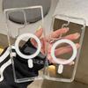 For Magsafe Magnetic Clear Acrylic Case For Samsung S26 S25 Edge S24 S23 S22 S21 20 FE Note 20 Ultra 10 Plus A56 A36 A16 A06 A55