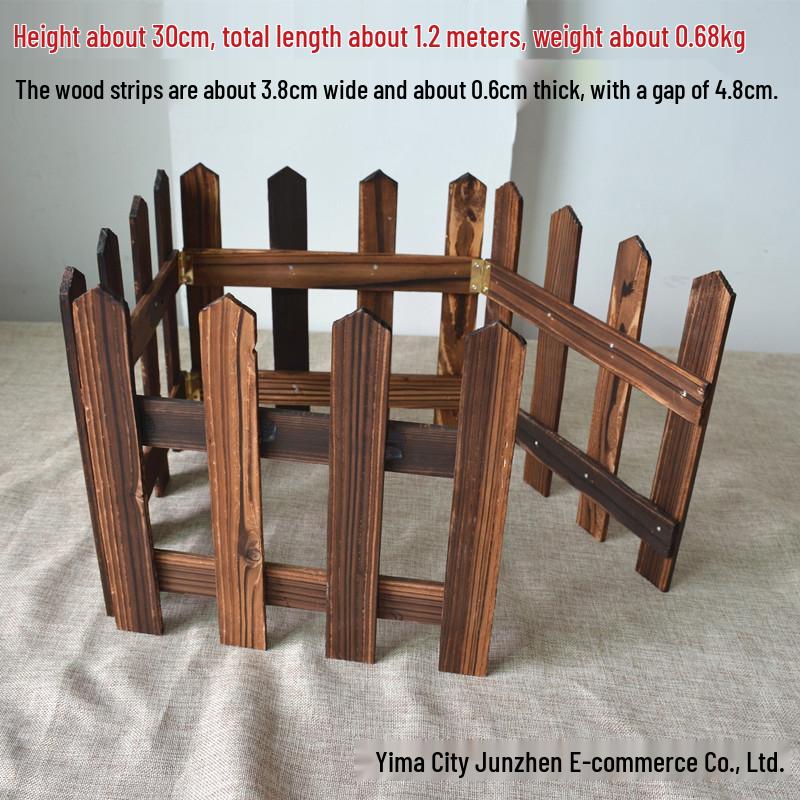 Holzzaun Lattenzaun Weihnachtsdekoration für Innen- & Außenbereich