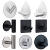 1/2Pcs Wall Silver Steel Stainless Hanging Hook Bathroom Hardware Set Towel Rack Toilet Paper Holder Organizer Bar Accessories