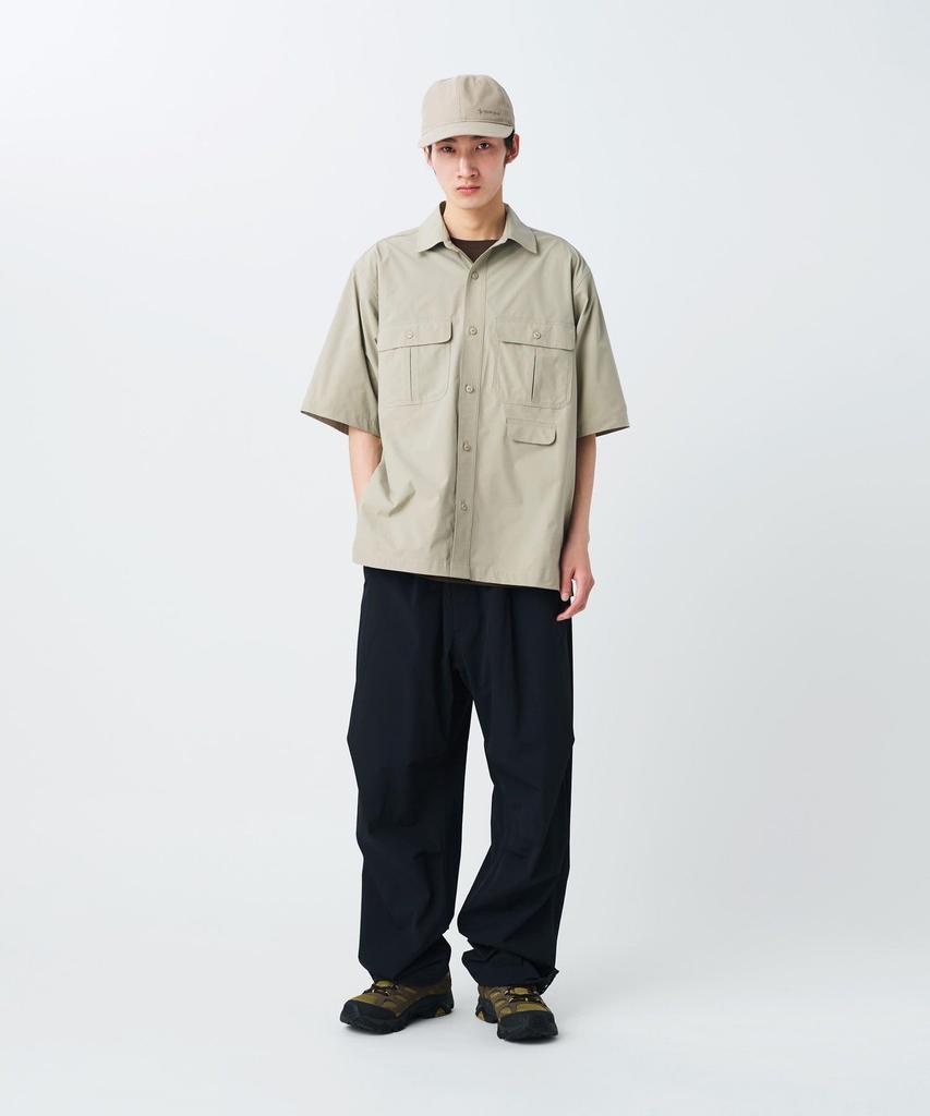 ComfortFlex Shirt Tops Shirt Short Sleeve GREIGE M [Snow Peak] S/S SH-26SU007 Men's Women's