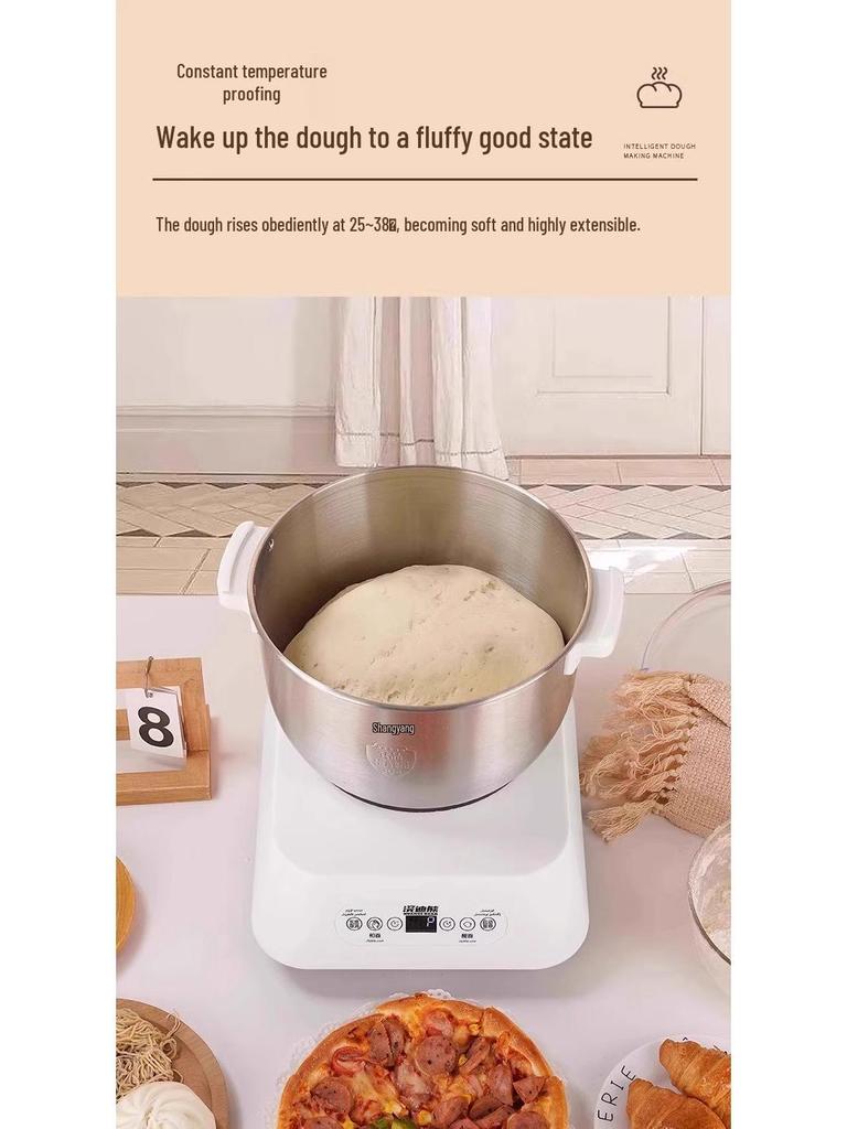 2025 German Fully Automatic Dough Mixer: Compact Multifunctional Kneader and Proofer