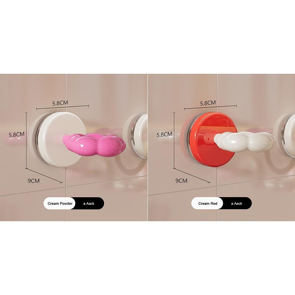 No Punching Shower Suction Hooks Suction Cup Robes Hooks Durable Load-Bearing Hooks  Towel Hanging