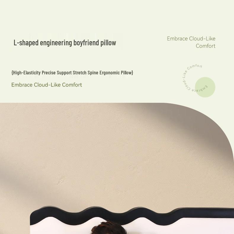 J-Shaped Multifunctional Maternity and Side Sleeper Pillow for Back Support & Breastfeeding