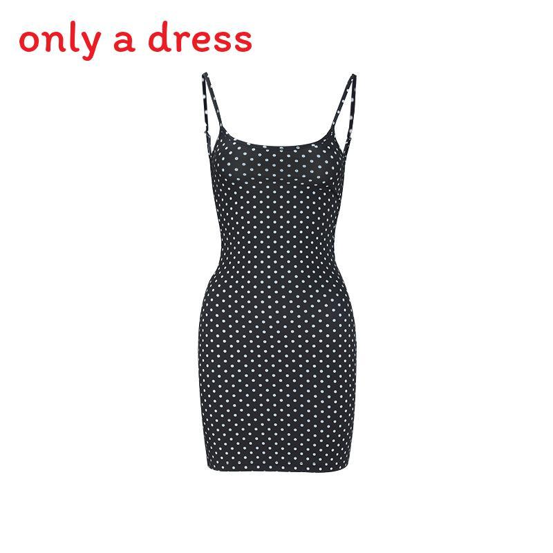 Sexy Dot Pattern Sleeveless Low Waist Backless Mini Dress For Summer Casual Wear
