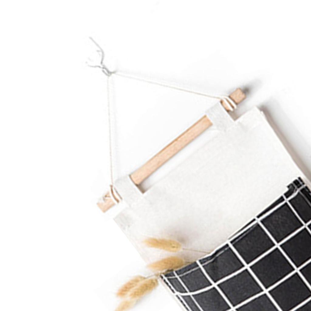 Stoff Wandbehang Aufbewahrungstasche Wandmontierter Schrankorganizer für Wohnzimmer Schlafzimmer