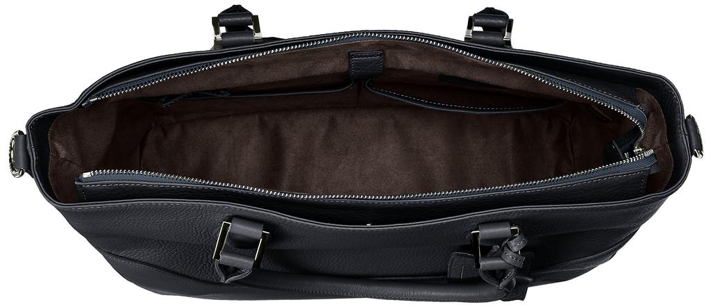 Pelle Morbida Maiden Voyage Tote aus Rindsleder MB048 NVY Marineblaue Tasche, Leder,