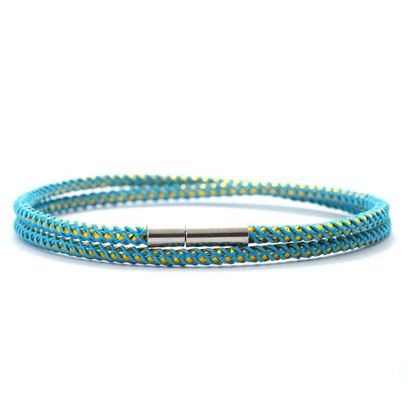 Simple Style Rope Bracelet Unisex Stainless Steel Braslet Lucky Red Braclet Gift For Lovers Fabric Brazalete Pulsera Joias