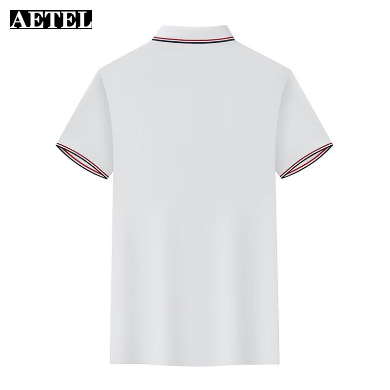 AETEL Men's Premium Short-Sleeve Business Polo Shirt
