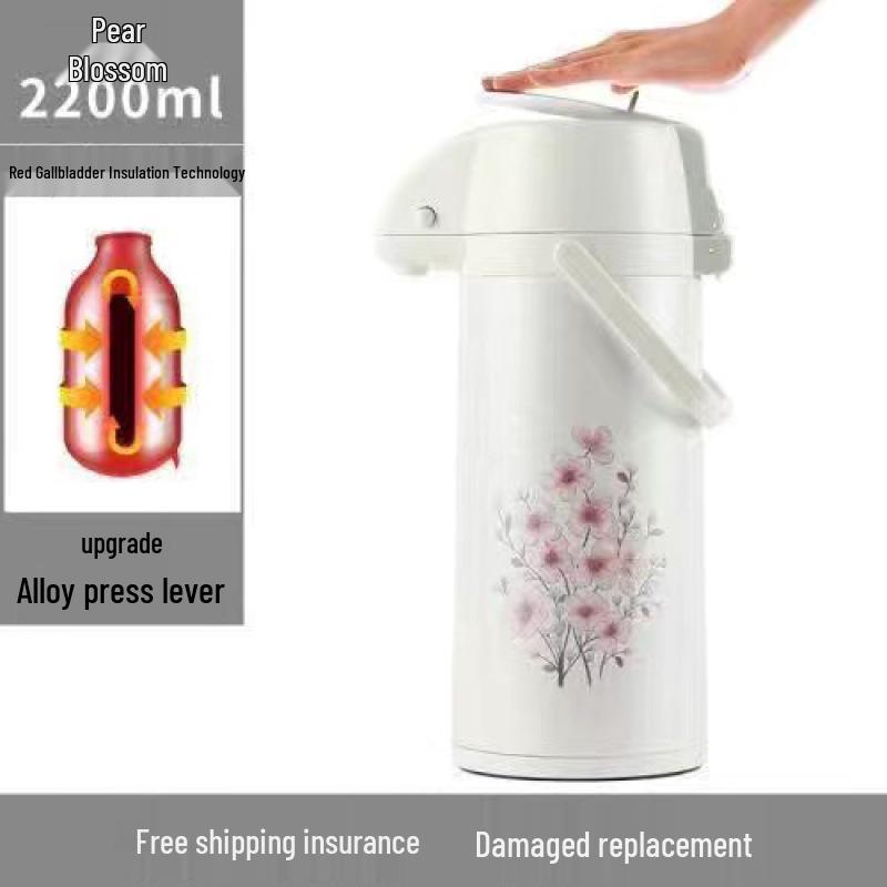 Le Lion Large Capacity Press-Type Vacuum Insulated Thermos Flask Kettle